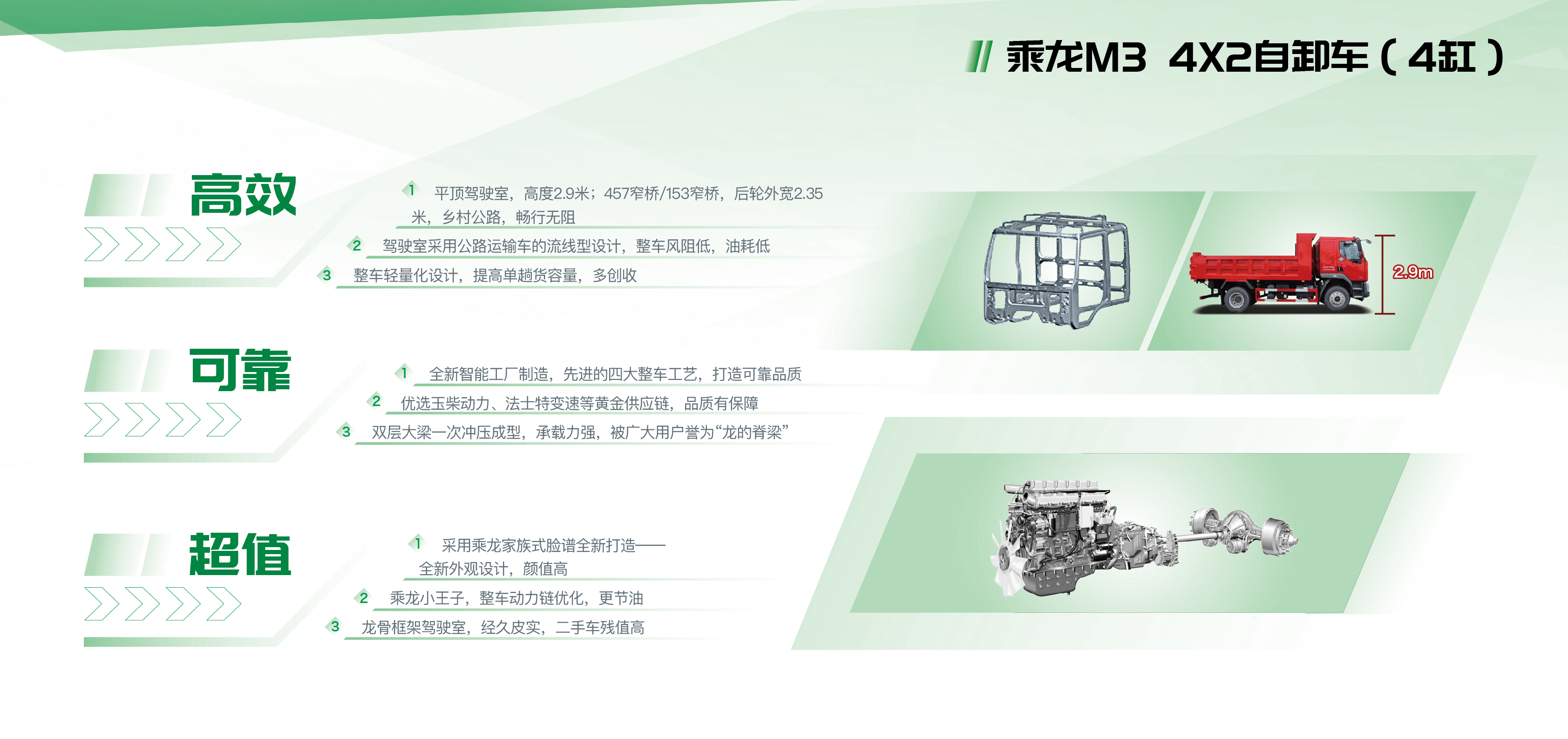 乘龙M3 4×2自卸（4缸）