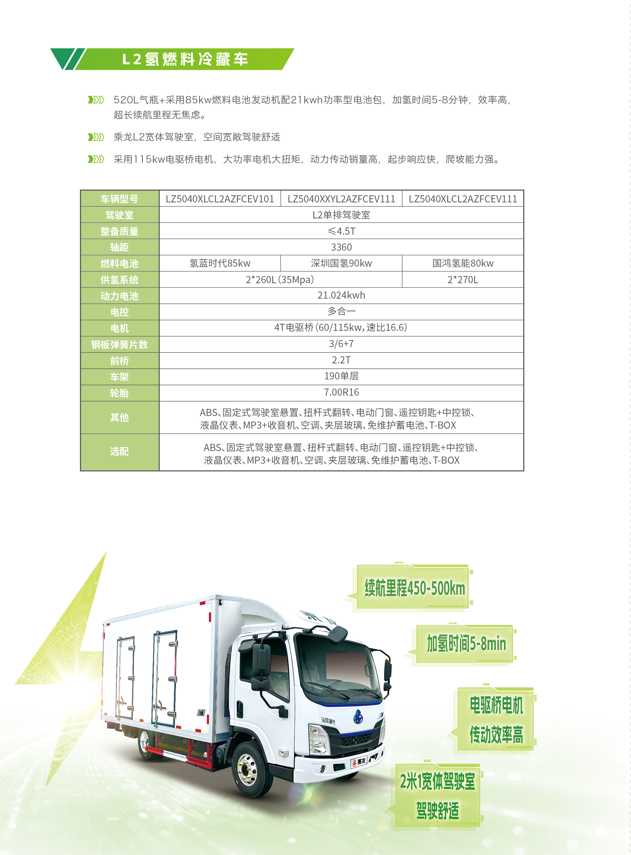 乘龙氢能源产品